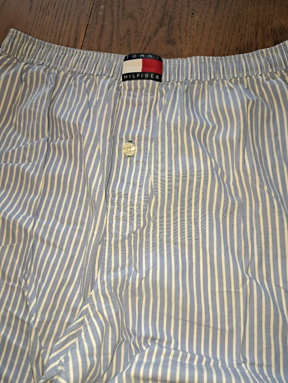 Tommy Hilfiger Blue and White Striped Pajama Pants - Picture 2 of 5